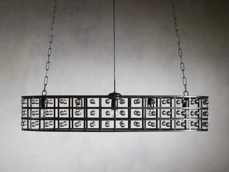 La Cage Oval Chandelier 5-Light-DWHOME