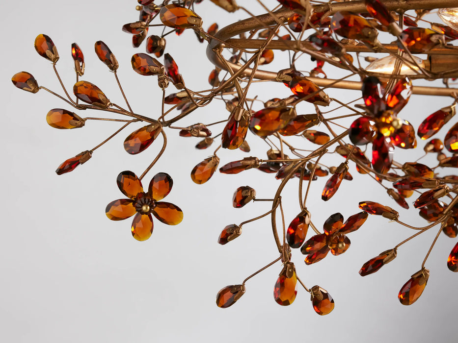 Fiore Oval Chandelier 62''74''-DWHOME