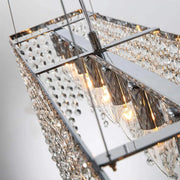 Adena Crystal Tassel Dining Room Chandelier-DWHOME