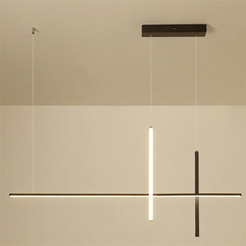 Modern Minimalist Long Line LED Chandelier.