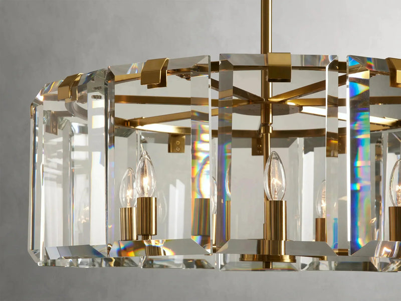 Amaya Round Chandelier 5/7 Light-DWHOME