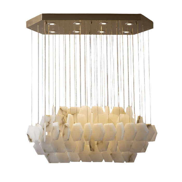 Natural Marble Modern Chandelier-DWHOME