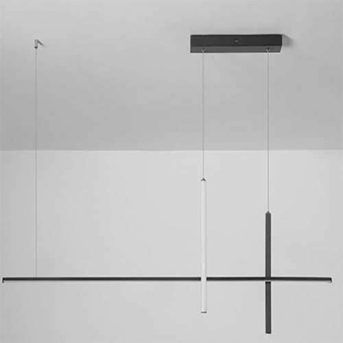 Modern Minimalist Long Line LED Chandelier.