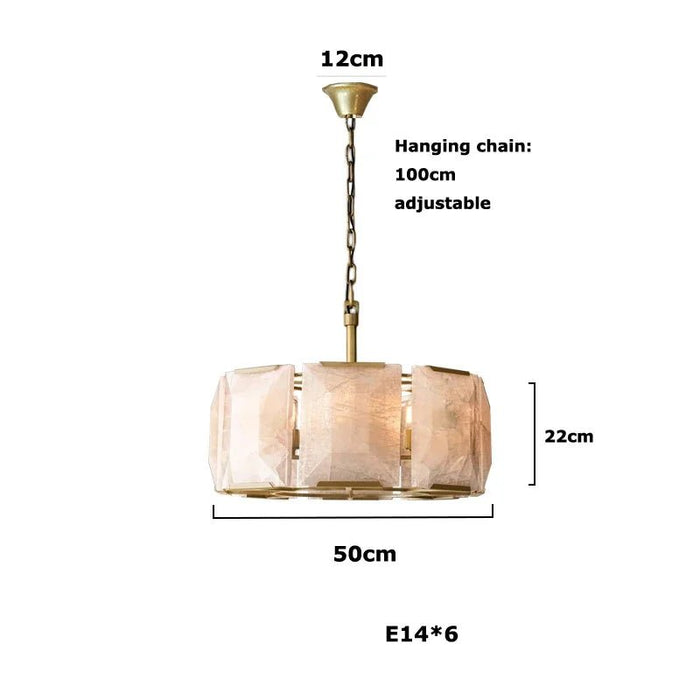 Villano Calcite Crystal Chandelier-DWHOME