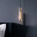 Smoke Grey Crystal Pendant Light.