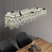 Chandeliers de salle à manger en cristal Stefano 40" - DWHOME