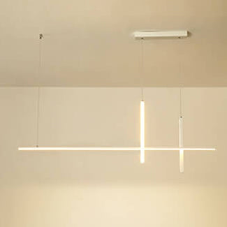 Modern Minimalist Long Line LED Chandelier.