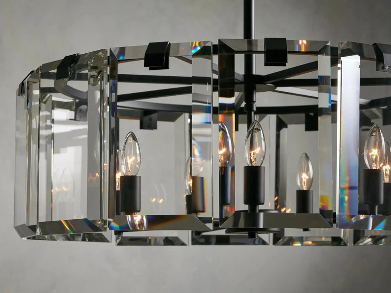 Amaya Round Chandelier 5/7 Light-DWHOME