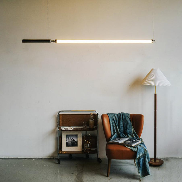 Solo Minimalist Strip Line Pendant Light.