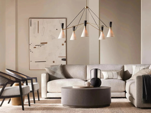 Ramsey 5-Light Round Chandelier-DWHOME