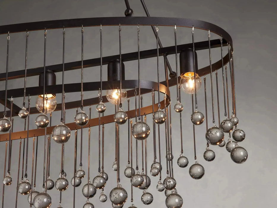 Aubrey Oval Chandelier-DWHOME