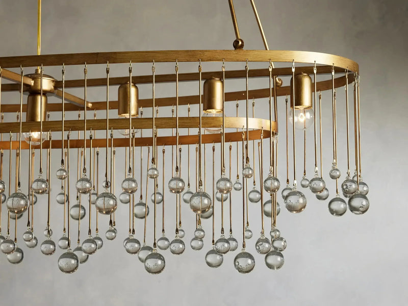 Aubrey Rectangular Chandelier 47''60''-DWHOME
