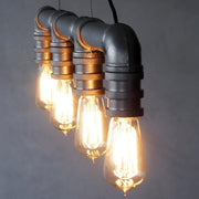 4 head water pipe industrial pendant light-DWHOME