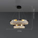 Siena Contemporary Crystal Light Fixture-DWHOME