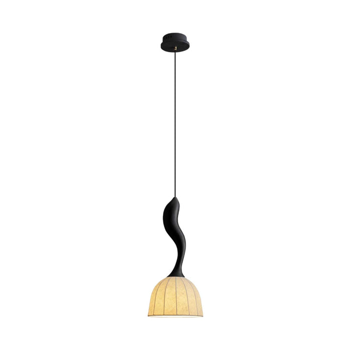 Elowen Twisted Wood Pendant Light-DWHOME