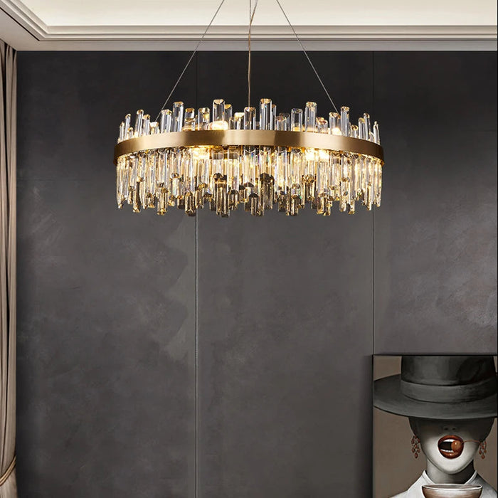 Asti Crystal Modern Chandelier.