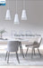 44015 Philips Dining Pendant Light Three Header Modern Simple Room Dining.