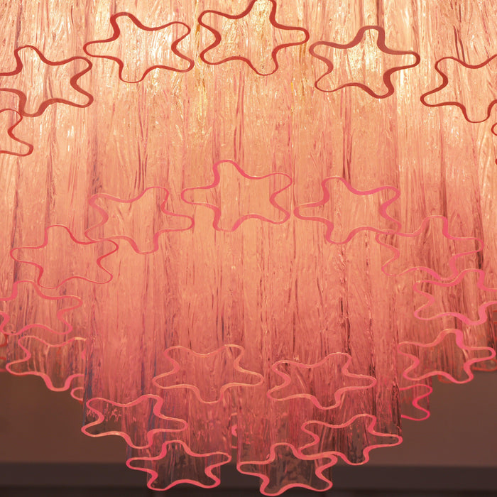 Murano Pink Glass Ceiling Light - DWHOME