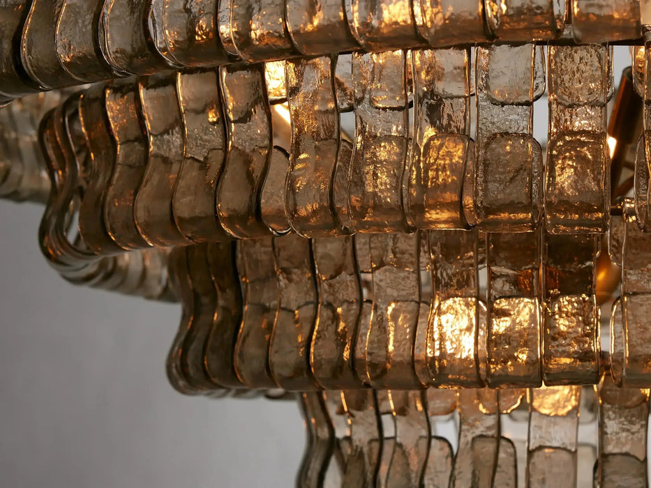 Ghiaccio Round Chandelier 36''48''-DWHOME