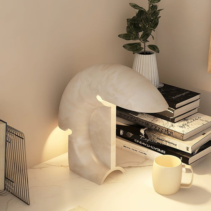 Elios Marble Table Lamp-DWHOME