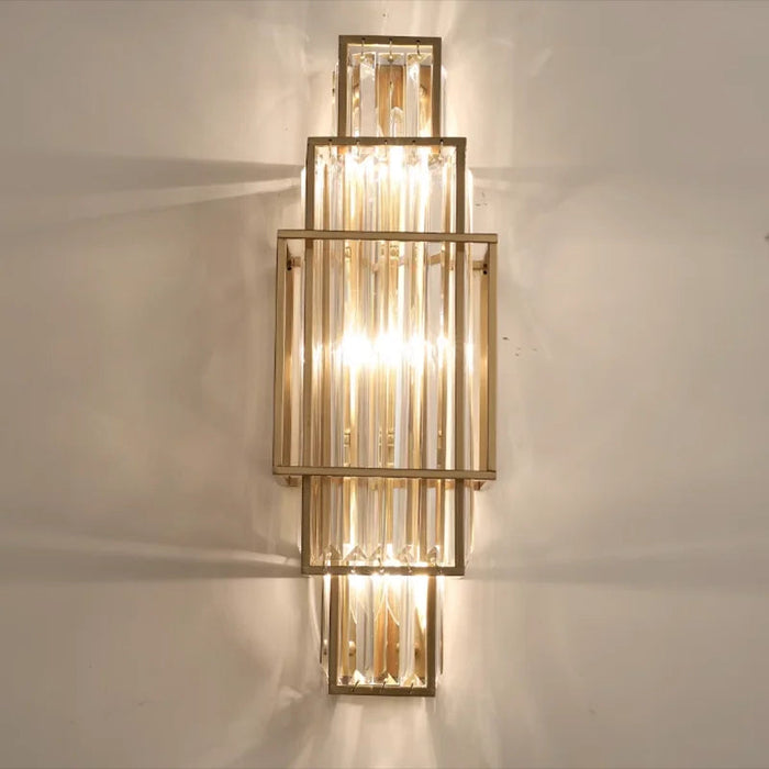 Gio 3-Light Crystal Wall Sconce.