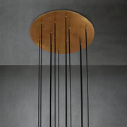 Aquitain Modern Round Chandelier 18"-DWHOME
