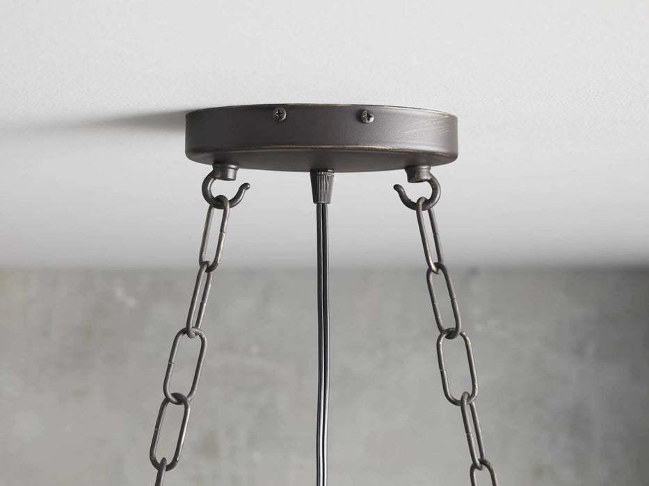 La Cage Rectangular Chandelier 7 Light-DWHOME