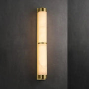23" Natural Marble & Brass Wall Light-DWHOME