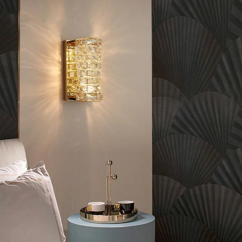 Bacci Crystal Wall Sconces-DWHOME