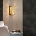 Bacci Crystal Wall Sconces.