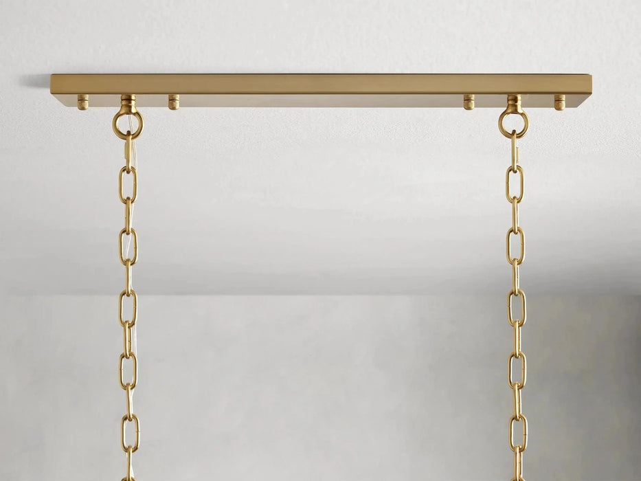 Amaya Rectangular Chandelier 12/16 Light-DWHOME