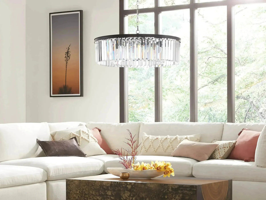 Leyland Round Chandelier-DWHOME