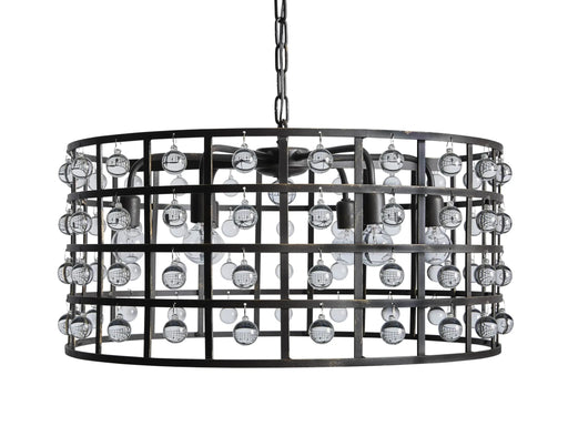 La Cage Round Chandelier 6/8/12 Light-DWHOME