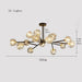 Rama Branch Chandelier, Black-DWHOME