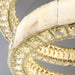 Natural Marble & Crystal Modern Ceiling Light Fixture-DWHOME