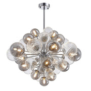 18-Light Glass Modern Chandelier-DWHOME