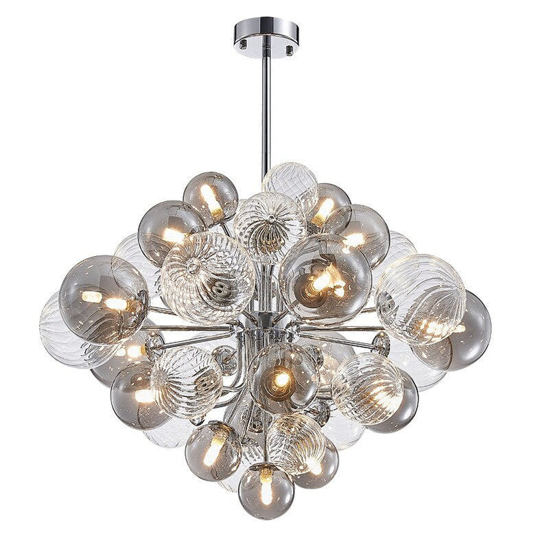 18-Light Glass Modern Chandelier-DWHOME