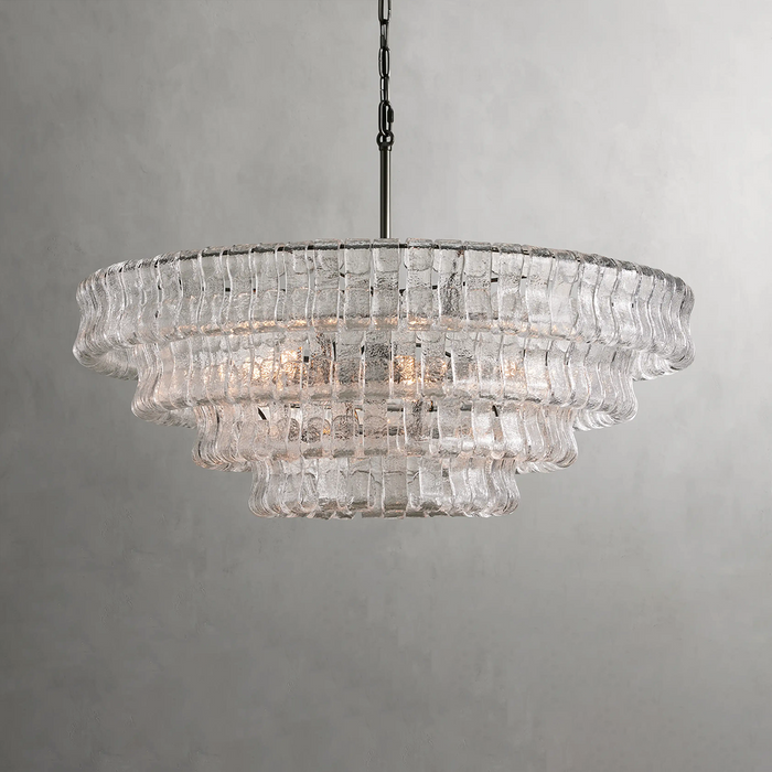 Ghiaccio Round Chandelier 36''48''-DWHOME