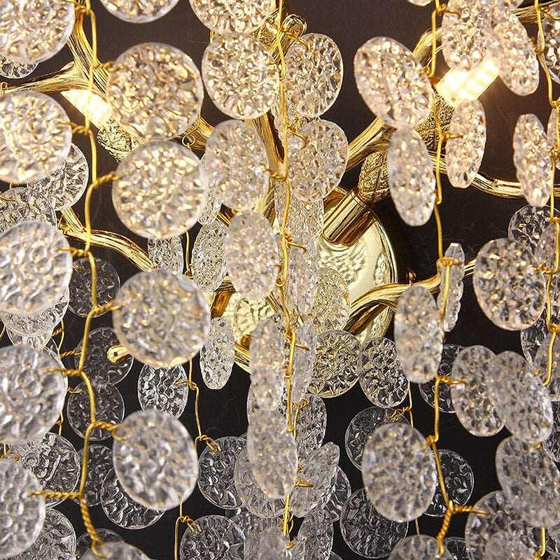 Albero Frost Crystal Wall Sconce-DWHOME