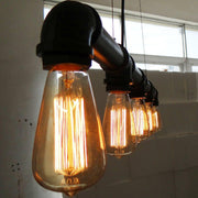 5 Bulb Water Pipe Industrial Kitchen Island Pendant Light-DWHOME