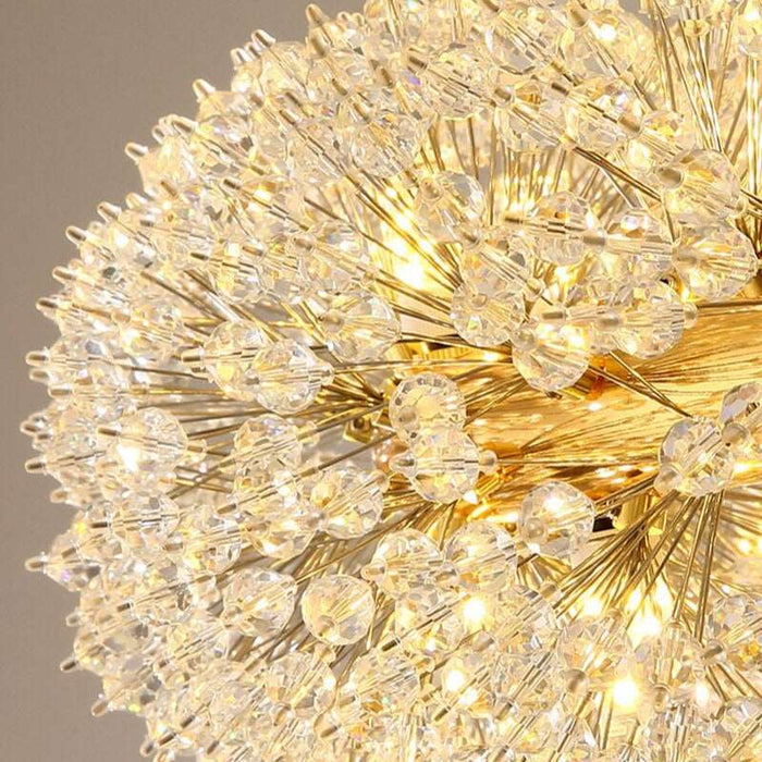 Di Leone Crystal Ring Chandelier.