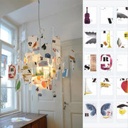 Chandelier en papier-DWHOME