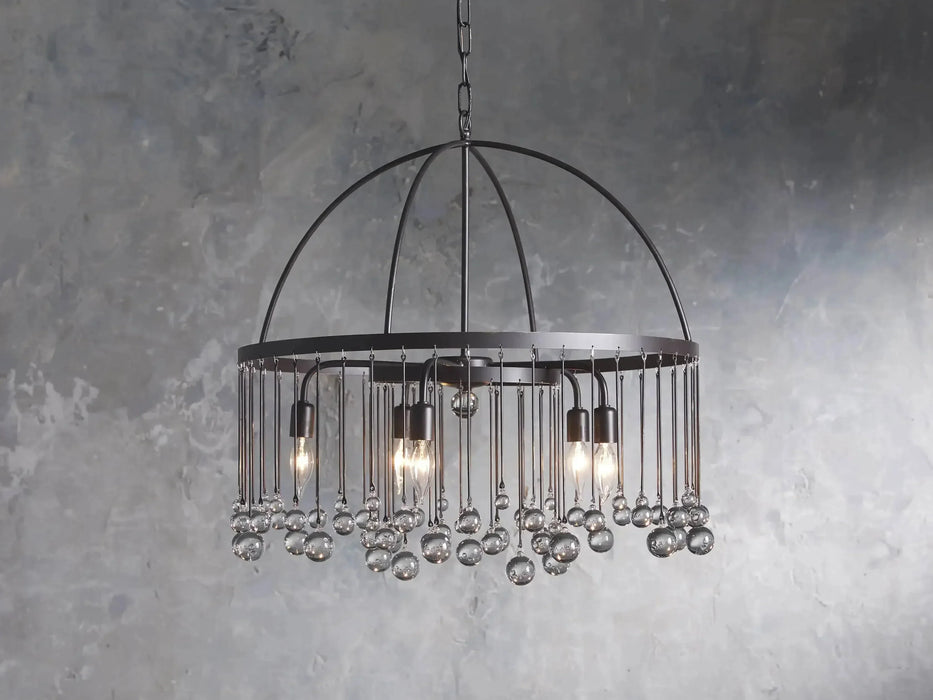 Aubrey Round Chandelier-DWHOME
