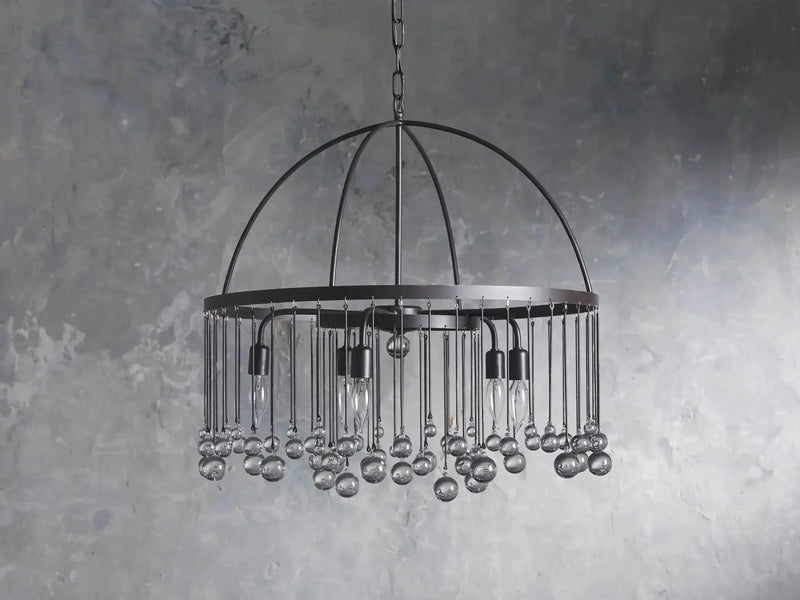 Aubrey Round Chandelier-DWHOME