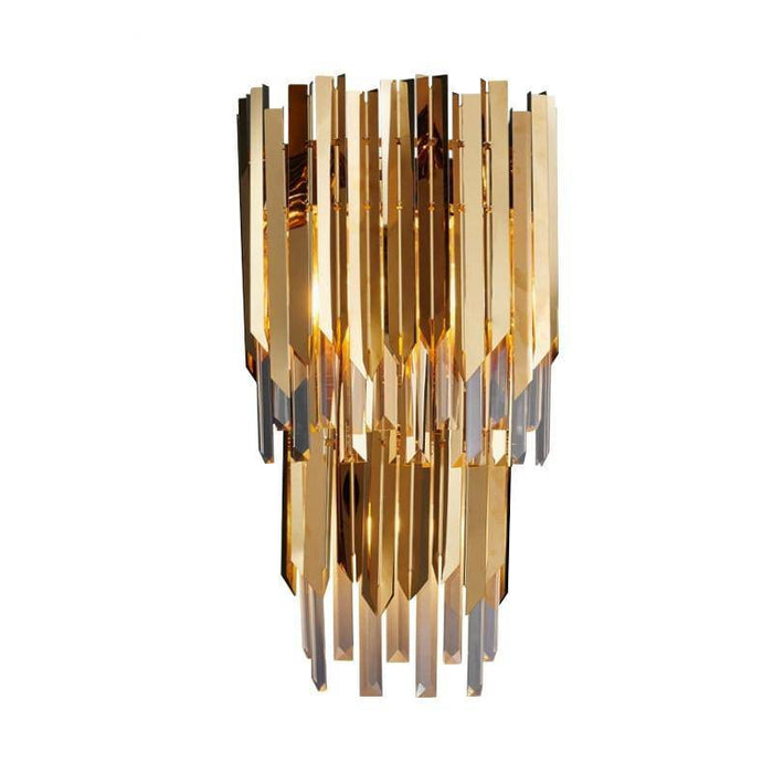 Legance Gold Plated Crystal Wall Sconce.