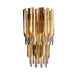 Legance Gold Plated Crystal Wall Sconce.