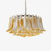 Petal Amber Murano Glass Chandelier-DWHOME