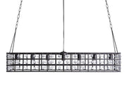La Cage Rectangular Chandelier 7 Light-DWHOME