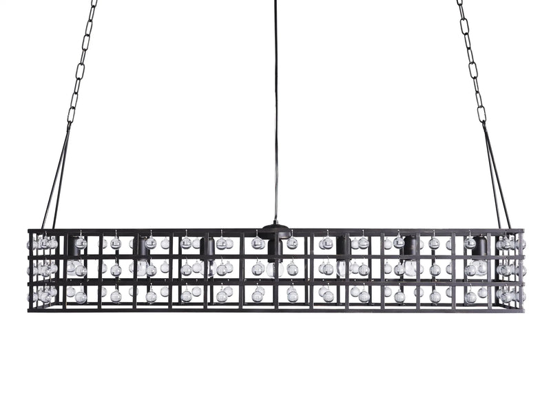 La Cage Rectangular Chandelier 7 Light-DWHOME