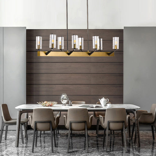Villa Collection 8-Light Dining Room Chandelier-DWHOME